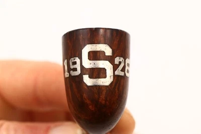 RARE Willian Demuth WDC Sovereign 1926 Stanford (?) College Class Pipe Silver - Image 1 of 4