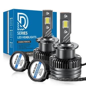 PAIR D2S D2R LED Headlight Bulb High Low Beam Replace HID Xenon Conversion Kit - Picture 1 of 10