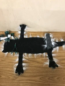 Beleuchteter gebratener Katzenteppich, Weihnachten Urlaub Dekoration Feriendorf Eddie - Bild 1 von 7