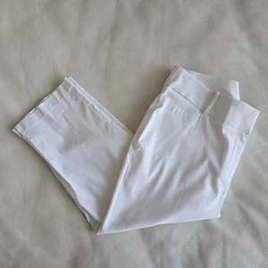 Lane Bryant Übergröße 20 weiß 4 Jahreszeiten charakteristische Passform mittelhohe Caprihose neu mit Etikett - Bild 1 von 13