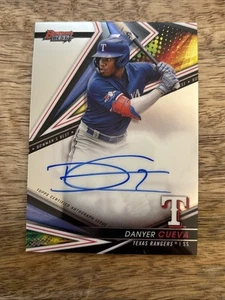 DANYER CUEVA 2022 BOWMAN'S BEST BEST OF 2022 AUTOGRAPH RANGERS AUTO PWE - Picture 1 of 2