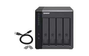 QNAP TR-004 4 Bay USB-C Direct Attached Storage (DAS) with hardware RAID; 40TB - Picture 1 of 5