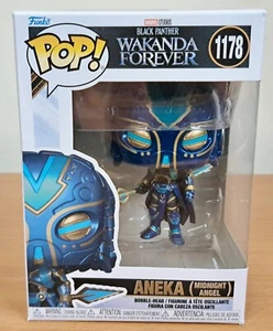 Funko Pop Vinyl Bobblehead Wakanda Forever Aneka Midnight Angel 1178 Damaged box - Picture 1 of 11