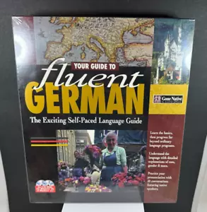 Vintage Your Guide To Fluent German Win 3.1 CD Software (1997) - New Sealed - Picture 1 of 6