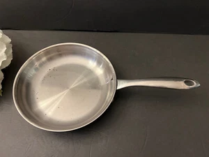 Wolfgang Puck Stainless Steel Skillet Frying Pan 8" Cafe Collection Omelet Pan - Picture 1 of 2