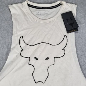 Under Armour Project Rock Brahma Bull Tank Sleeveless Shirt Mens Large Loose - Imagen 1 de 7