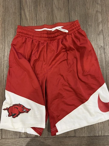 Mens Nike Arkansas Razorback Basketball Shorts Large Cover