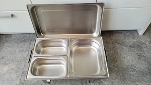 Baim Marie,Speisewärmer,Warmhalter,Tiefe 100,Edelstahl komplett Chafing Dish GN - Bild 1 von 25