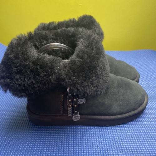 Stivali UGG Australia Azalea Charms Invernali Mid Polpaccio Pull On Donna 7 Nero 1005382