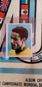 collectible card of the Great Swedish Footballer OVE EKLUND