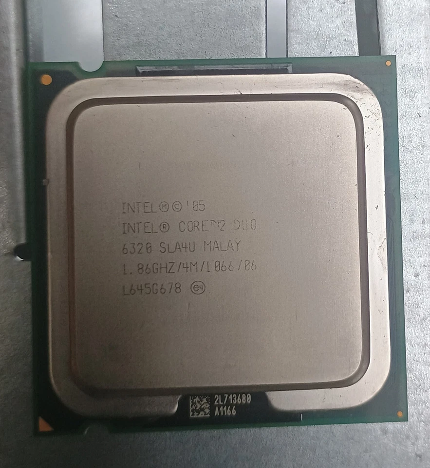 Intel SLA4U Core2 Duo 6320 LGA 775 CPU Processor 1.86 GHz / 2 / 1066 - Image 1 of 1
