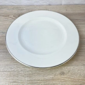 Mikasa Contessa Platinum CAW01 Bone China Silver & White 12" Buffet Platter Roun - Picture 1 of 6