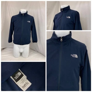 The North Face Fleece Jacket Boys L Blue Full Zip 100% Polyester YGI N2-412 - Picture 1 of 12