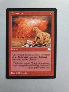 Firestorm, MTG Weatherlight (1997) Rare Red Instant NM - Picture 1 of 2