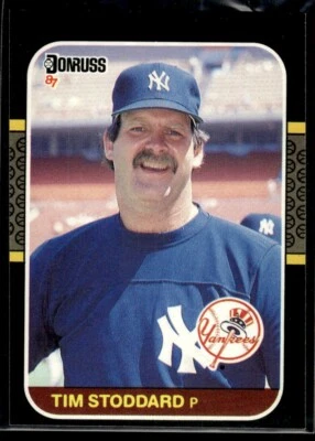 1987 Donruss #497 Tim Stoddard New York Yankees - Image 1 of 2