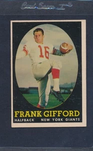 1958 Topps #073 Frank Gifford Giants EX *579 - Picture 1 of 1