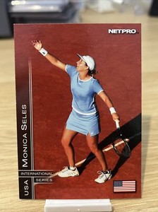 Monica Seles, 2003 NetPro International Series Tennis Card #33. Rookie Card  B7