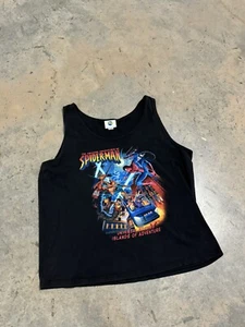 VTG 1998 Universal Studios Spider-Man Island of Adventures Ride Tank Top XXL - Picture 1 of 6