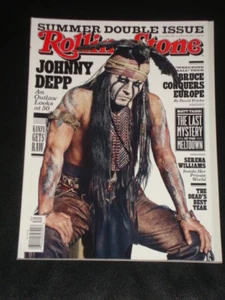 Rolling Stone magazine 2013, Johnny Depp, Kanye West, Serena Williams, The Boss - Picture 1 of 1