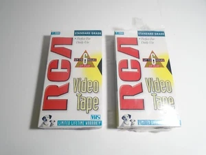 RCA T-120H Standardqualität schwarze VHS-Kassetten - 2 insgesamt versiegelt - Bild 1 von 1