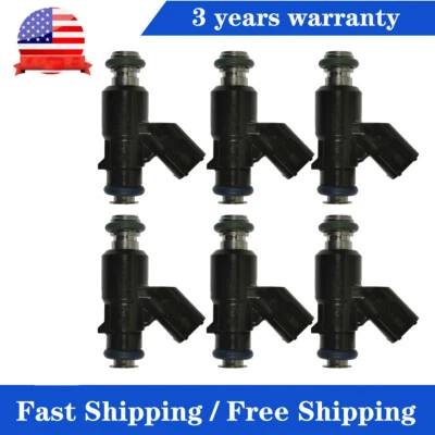 Inyector de combustible nuevo 12592648 FJ705 6 piezas para Pontiac 2006-2010 G6 2006-2009 Montana Foto 1 de 4