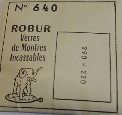 ROBUR Vetro Di Forma Orologio Rettangolo 29 X 22 Mm DOME