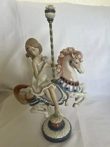 LLADRO Porzellan #1469 Figur "Mädchen auf Karussellpferd" mit Originalkarton nicht mehr produziert - Bild 1 von 24