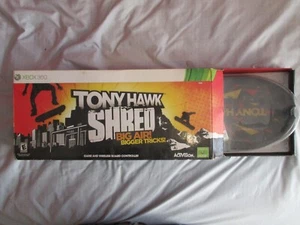 un-tested Tony Hawk Shred xBox 360 Game & WireLess Board Controller original box - Picture 1 of 24