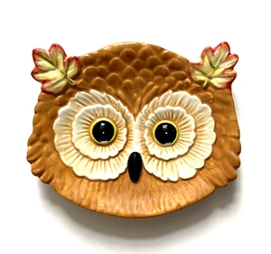 Plato de descanso de cuchara Robert Stanley Owl - Imagen 1 de 3