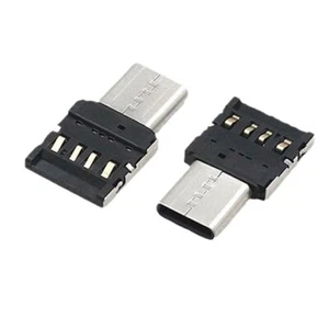 Type-C to USB Adapter USB-C Male OTG Female Data Connector Converter Neu Lot - Zdjęcie 1 z 2