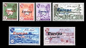 Herm Island - Local Post - 1961 Europa Issue - Set of 6 - MNH - Picture 1 of 1