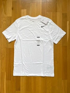 NEU: Shirt NIKE Dri-FIT T-Shirt Basic (NP: 40€) Trikot Classic Slim, Weiß, Gr. M - Bild 1 von 2