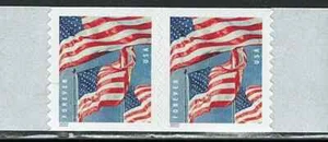 Mint US Pair of Flag Coil Stamp Scott# 5656 (MNH) - Picture 1 of 1