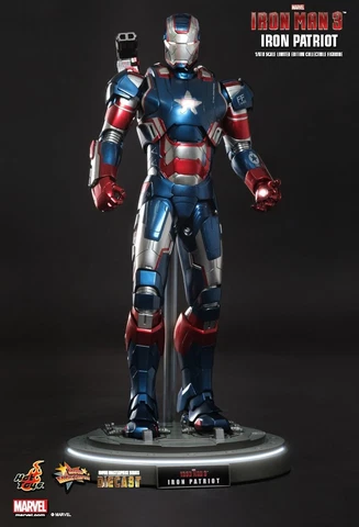 HOT TOYS MMS195D01 IRON MAN 3 IRON PATRIOT 1/6TH SCALE LIMITED EDITION Cover