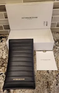VICTORIA BECKHAM Leather Sunglasses Case Set in Black - Picture 1 of 1