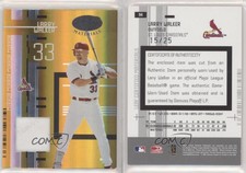 2005 Leaf Certified Materials Mirror Gold Jerseys /25 Larry Walker #94 HOF
