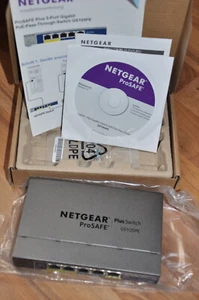 Netgear GS 105PE ETHERNET SWITCH - Picture 1 of 6