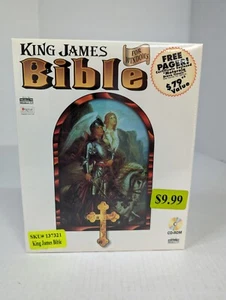 King James Bible Study Teaching CD ROM For Windows Vintage 1997 New Sealed - Bild 1 von 6