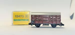 N Scale Minitrix 13473k Crate Freight Car Original Box - Picture 1 of 9