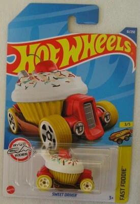 Hot Wheels 2022 61 of 250 Sweet Driver Hotwheels Fast Foodie 3/5 - 2nd Colour