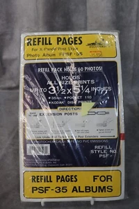 Páginas de recarga de álbum Pioneer PSF-35 impresiones 3,5X 5 1/4" tiene capacidad para 60 fotos nuevas de colección - Imagen 1 de 2