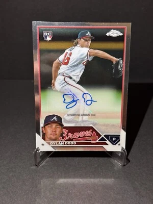 2023 Topps Chrome Update Series - Autographs #AC-DD Dylan Dodd (AU, RC) - Image 1 of 2