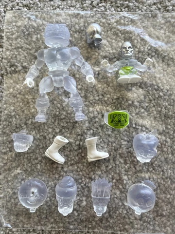 GLYOS BATTLE TRIBES WRESTLING MICRO BATTLER GEORGE WAVE 15 MICRONAUTS COMPLETE Cover