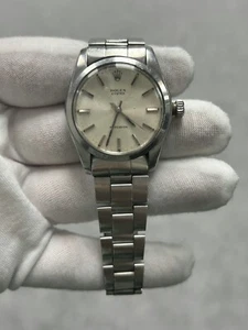 Rolex Oyster Precision 6426 Silver Dial 34mm Vintage Oyster Bracelet - Picture 1 of 4