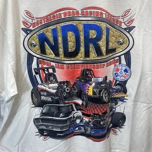Camiseta Vontage NDRL Nostalgia Drag Racing League manga corta 2XL - Imagen 1 de 9