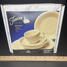 Fiesta Ware - Homer Laughlin - IVORY 5 Piece Place Setting New Open Box