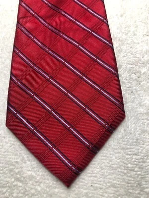 CLUB ROOM HOMBRE CORBATA ROJA CON RAYAS AZULES 3,25 X 60 Foto 1 de 4