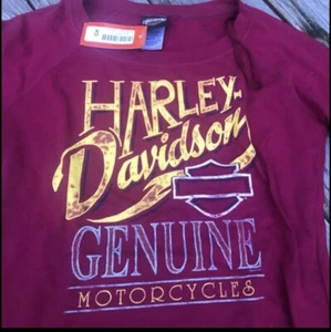 Nueva con etiquetas Harley Davidson camisa XS arándano manga larga - Imagen 1 de 6