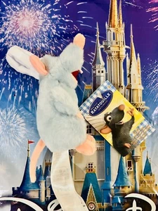 Disney Parks Exclusive Chef Remy Ratatouille Shoulder Pal Magnet Plush NWT - Picture 1 of 1