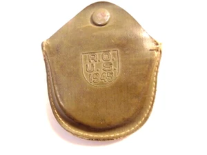 vintage leather key or coin holder : R.O. U.S. 1945 - Picture 1 of 5